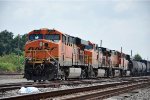 Tied down westbound manifest waits in the yard